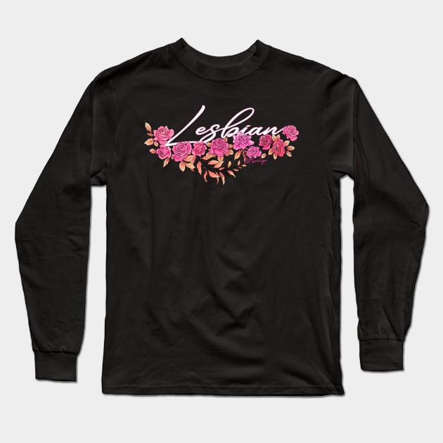 lesbian Long Sleeve T-Shirt by Mariliya